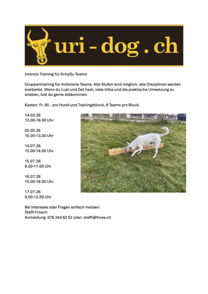 SchaSu Training Spezial